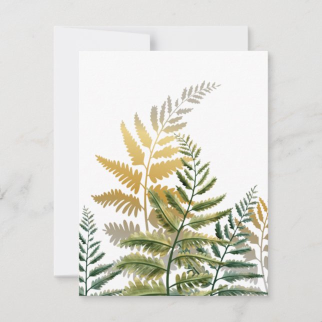 Watercolor Trees 6 Card (Front)