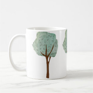 Watercolor Trees Coffee Mug