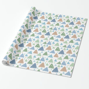 Watercolor Triangles Wrapping Paper