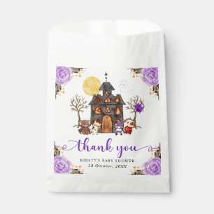 Watercolor Trick or Treat Halloween Baby Shower Favour Bags
