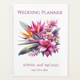 Watercolor Tropical Bliss-Wedding-Planner Planner