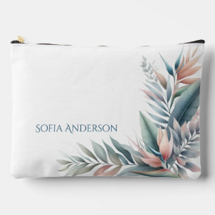 Watercolor Tropical Dream-Pastel Colours Accessory Pouch