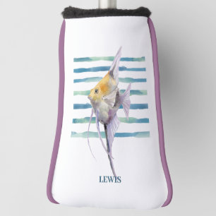 Watercolor TROPICAL FISH ,  Golf Head Cover