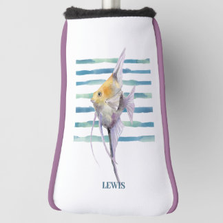 Watercolor TROPICAL FISH ,  Golf Head Cover