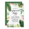 Watercolor Tropical Floral Frame Engagement Party