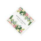 Watercolor Tropical Floral Wedding