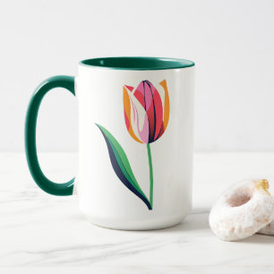 Watercolor Tulip Mug