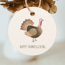Watercolor Turkey Thanksgiving