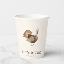 Watercolor Turkey Thanksgiving