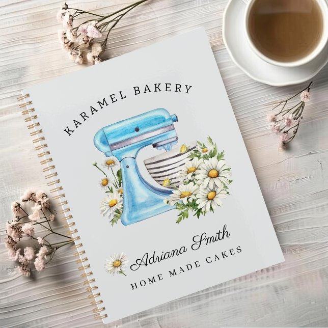 Watercolor Turquoise Stand Mixer with Daisies Planner (Creator Uploaded)