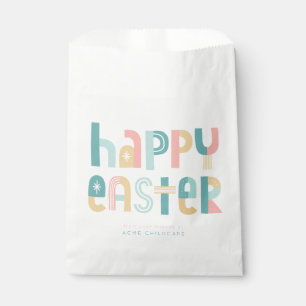 Watercolor Typography Happy New Year design Favour Bags