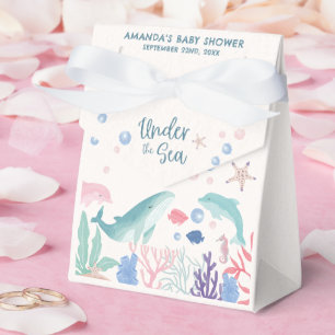 Watercolor Under the Sea Baby Shower Favour Box