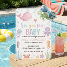 Watercolor Under the Sea Baby Shower
