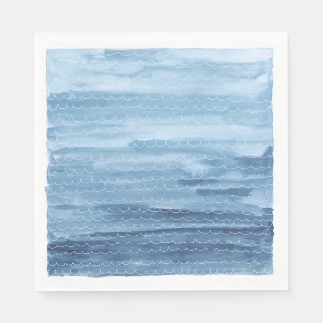 Watercolor Under the Sea Paper Napkins (Front)