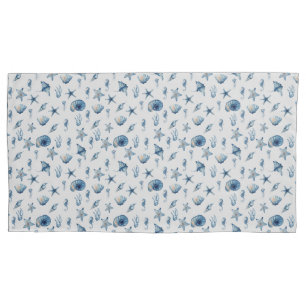 Watercolor Under the Sea Pattern Pillowcase