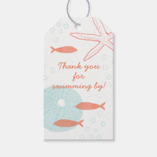 Watercolor Underwater Gift Tag