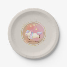 Watercolor Unicorn Rainbow Party
