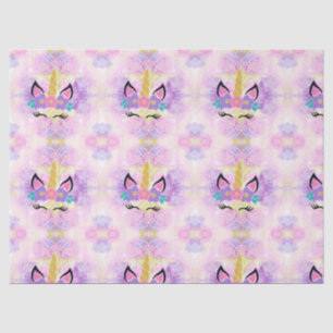 Watercolor Unicorn Tissue Paper