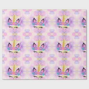 Watercolor Unicorn Wrapping Paper