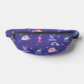 Watercolor Unicorns  Bum Bags