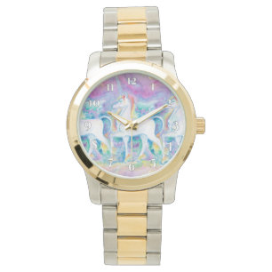 Watercolor Unicorns Watch