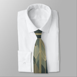 Watercolor Unique Luxury Grey Print Tie