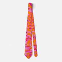 Watercolor Unique Luxury Orange Pink Print
