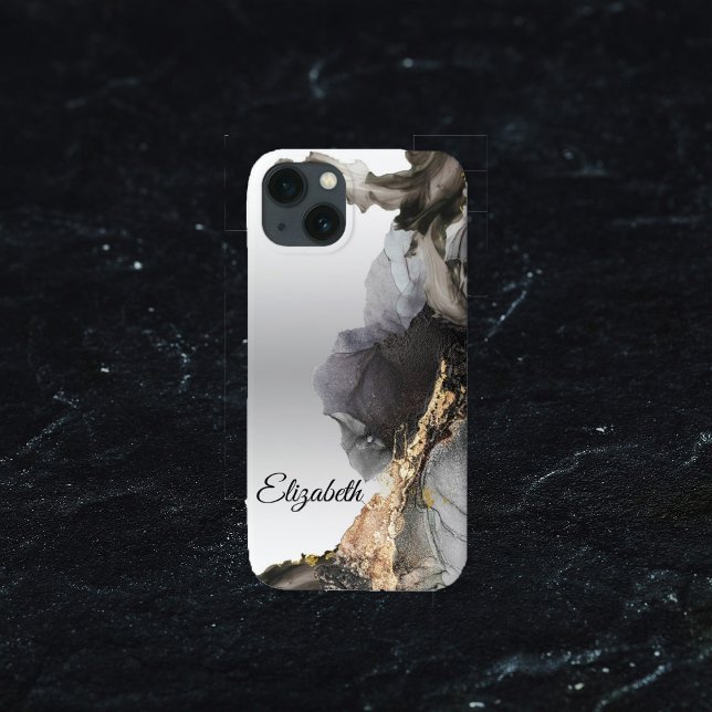 Watercolor Vanessa Black and White  Case-Mate iPhone Case (Creator Uploaded)