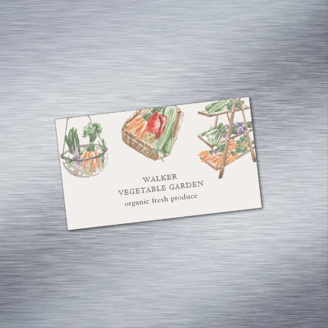 watercolor vegetable garden business card (In Situ)