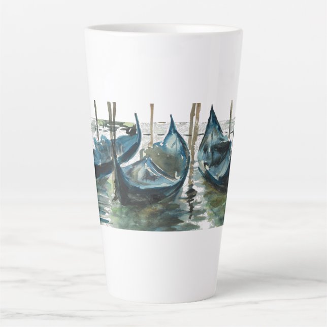Watercolor Venice Latte Mug (Front)