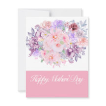 Watercolor Vibrant Floral Bouquet Custom