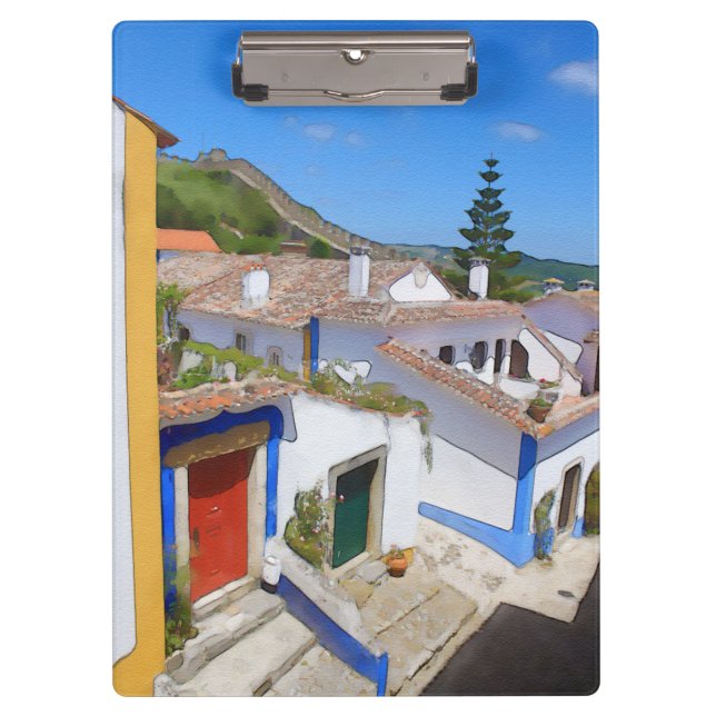 Watercolor village clipboard (Front)