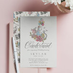 Watercolor Vintage Alice In ONEderland Birthday Invitation<br><div class="desc">Invite your guests to your very important date with our beautifully designed vintage Alice in ONEderland-themed 1st birthday party invitation. Perfect for an Alice in Wonderland-themed birthday. Design features a mix of our own hand-drawn original florals and artwork. We've meticulously restored the iconic Alice in Wonderland vintage illustrations by hand...</div>
