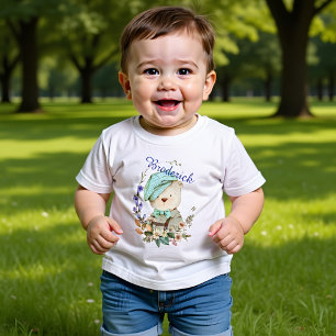 Watercolor Vintage Bear  Baby T-Shirt