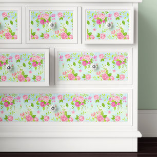 Watercolor Vintage English Roses Decoupage Tissue Paper