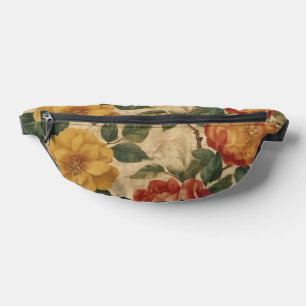 Watercolor Vintage Floral Modern Collection Bum Bags