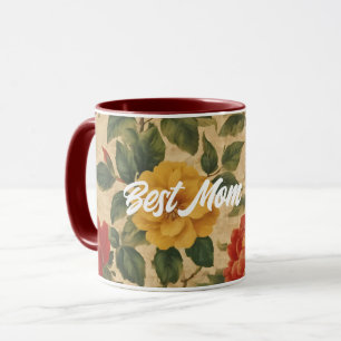 Watercolor Vintage Floral Modern Collection Mug