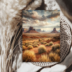 Watercolor vintage western prairie desert tissue paper