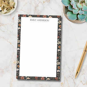 Watercolor Vintage Wildflower Floral Botanical Post-it Notes