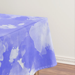 watercolor violet stains  pattern tablecloth
