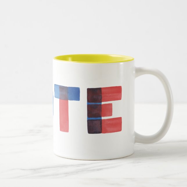 Watercolor VOTE Coffee Mug (Right)