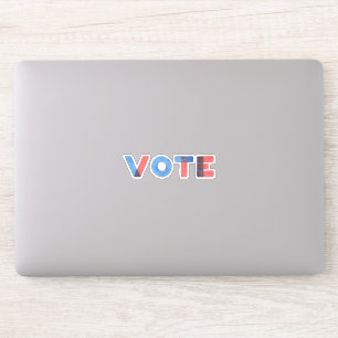 Watercolor VOTE Custom-Cut Vinyl Decal Sticker