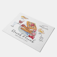 Watercolor Waffle recipe restaurant Business