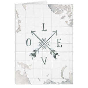 Watercolor Wanderlust Adventure III Love