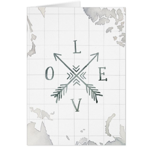 Watercolor Wanderlust Adventure III | Love (Front)