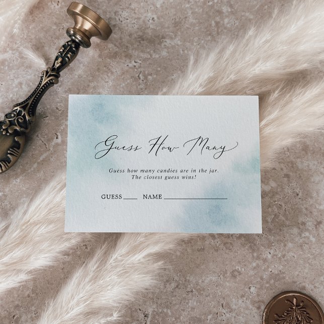 Watercolor Wash | Blue Guess How Many Candies Game (Creator Uploaded)