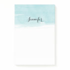 Watercolor wash Notes, blue