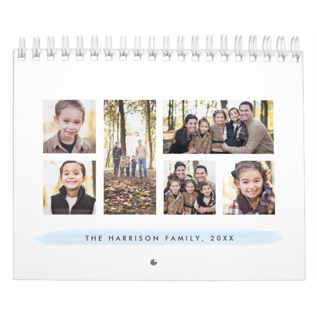 Watercolor wash photo calendar (Cover)