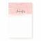 Watercolor wash Post-it Notes, pink