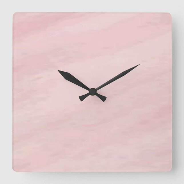 Watercolor Wash Wall Clock (Front)